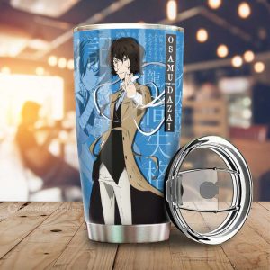 Osamu Dazai Tumbler Cup Custom Bungou Stray Dogs Anime Car Interior Accessories