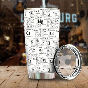 Periodic Table Of The Elements Chemistry Tumbler Stainless Steel