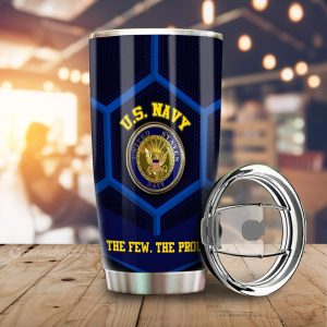 Personalized U.S. Navy Military Tumbler Cup Custom Name Car Accessories