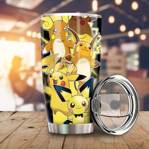 Pikachu Tumbler Cup Custom Car Accessories For Fans