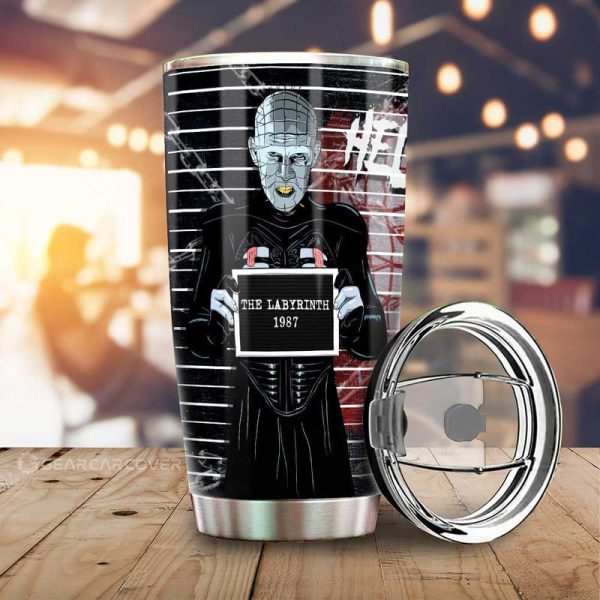 Pinhead from Hellraiser Tumbler Cup Custom Horror Characters Car Interior Accessories