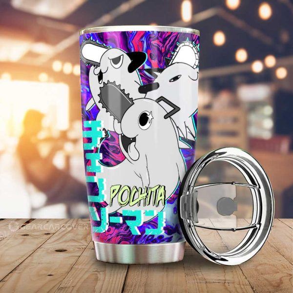 Pochita Tumbler Cup Custom