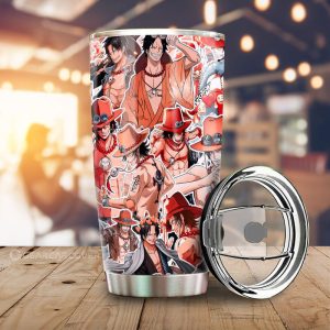 Portgas D. Ace Funny Tumbler Cup Custom Car Accessories For Fans