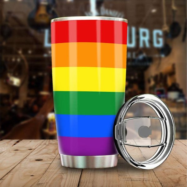 Pride LGBT Tumbler Stainless Steel Pattern