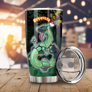 Rayquaza Tumbler Cup Custom Tie Dye Style Anime Car Accessories