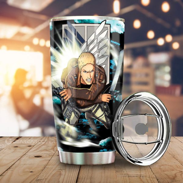 Reiner Braun Tumbler Cup Custom Attack On Titan Anime Car Interior Accessories