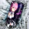 Rem And Ram Tumbler Cup Custom Re Zero Anime Car Accessories