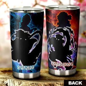 Rengoku And Giyuu Tumbler Cup Custom