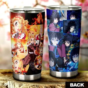 Rengoku And Giyuu Tumbler Cup Custom