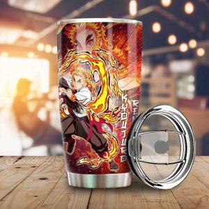 Rengoku And Giyuu Tumbler Cup Custom Characters Car Accessories