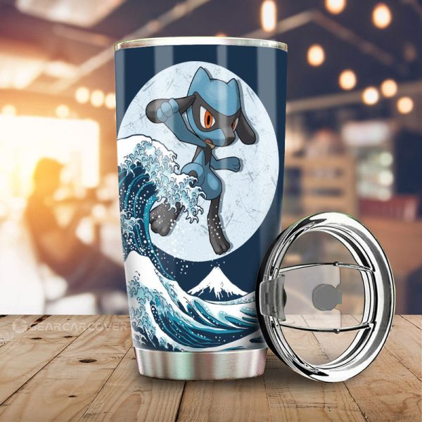 Riolu Tumbler Cup Custom Pokemon Car Accessories