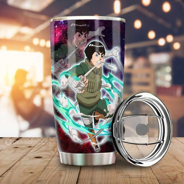 Rock Lee Tumbler Cup Custom Anime Galaxy Style Car Accessories For Fans