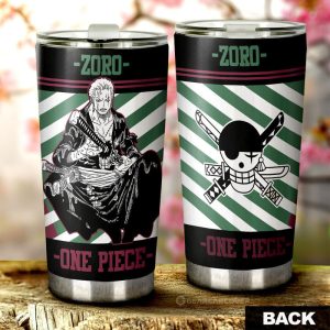 Roronoa Zoro Tumbler Cup Custom Car Accessories Mix Manga Style