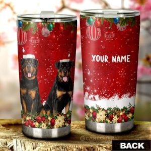 Rottweilers Tumbler Cup Custom Xmas Car Accessories