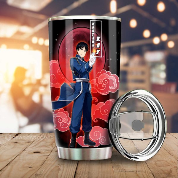 Roy Mustang Tumbler Cup Custom Anime Fullmetal Alchemist Car Interior Accessories