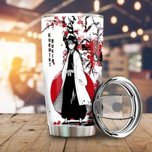 Rukia Kuchiki Tumbler Cup Custom Japan Style Bleach Car Interior Accessories