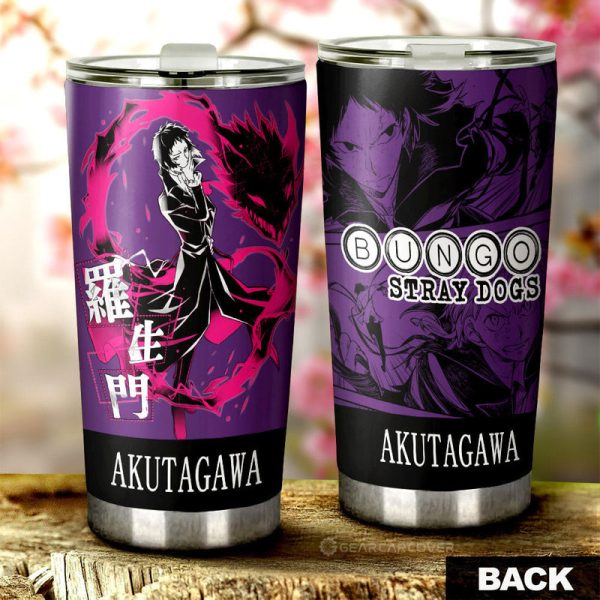 Ryuunosuke Akutagawa Tumbler Cup Custom Bungou Stray Dogs Anime Car Interior Accessories