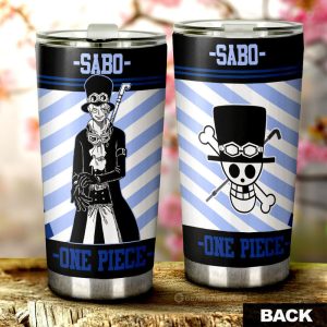 Sabo Tumbler Cup Custom One Piece Anime Car Accessories Mix Manga Style