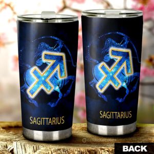 Sagittarius Tumbler Cup Custom Zodiac Car Interior Accessories