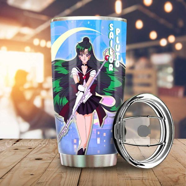 Sailor Pluto Tumbler Cup Custom For Car Decoration