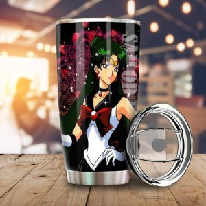 Sailor Pluto Tumbler Cup Custom Sailor Moon Anime Car Interior Accessories