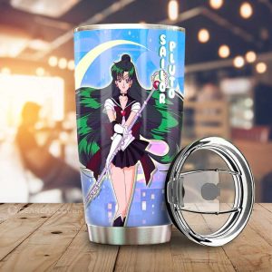 Sailor Pluto Tumbler Cup Custom Sailor Moon Anime For Car Decoration