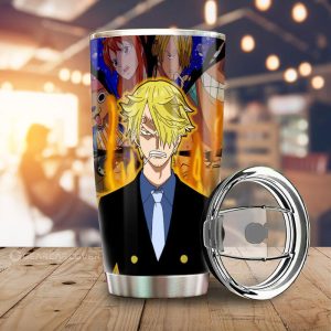 Sanji Tumbler Cup Custom Anime One Piece Car Interior Accessories For Anime Fans