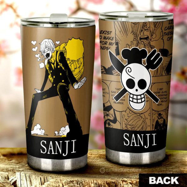 Sanji Tumbler Cup Custom Car Accessories Manga Style