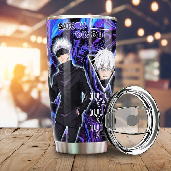 Satoru Gojou Tumbler Cup Custom Car Accessories