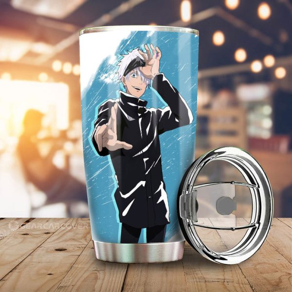 Satoru Gojou Tumbler Cup Custom Car Accessories