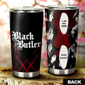 Sebastian Michaelis Tumbler Cup Custom Black Butler Car Accessories