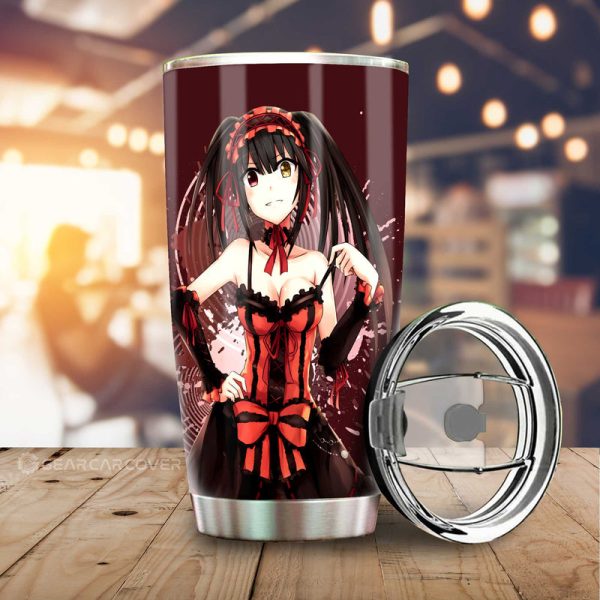 Sexy Girl Kurumi Tokisaki Tumbler Cup Custom Date A Live Car Accessories