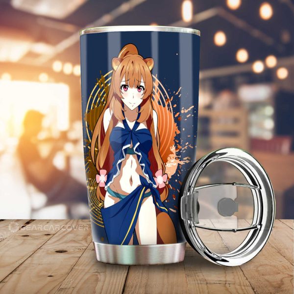 Sexy Girl Raphtalia Tumbler Cup Custom Shield Hero Car Accessories