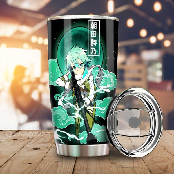 Shino Asada Tumbler Cup Custom Sword Art Online Anime Car Accessories