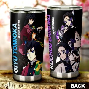 Shinobu And Giyuu Tumbler Cup Custom