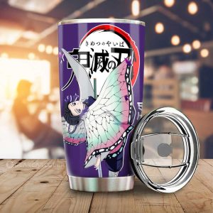 Shinobu Kochou Tumbler Cup Custom Demon Slayer Anime Car Accessories