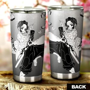 Shinobu Tumbler Cup Custom Kimetsu No Yaiba Manga Car Accessories