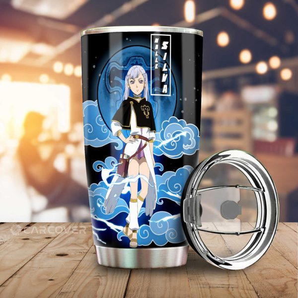 Silva Noelle Tumbler Cup Custom Black Clover Anime Car Accessories