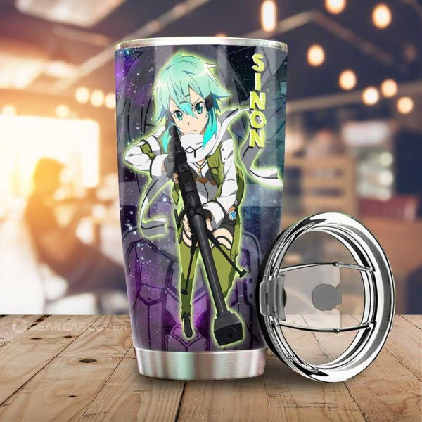 Sinon Tumbler Cup Custom Manga Galaxy Style