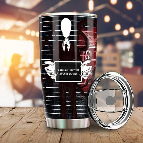 Slenderman From Slenderman Tumbler Cup Custom Horror Characters Car Interior Accessories