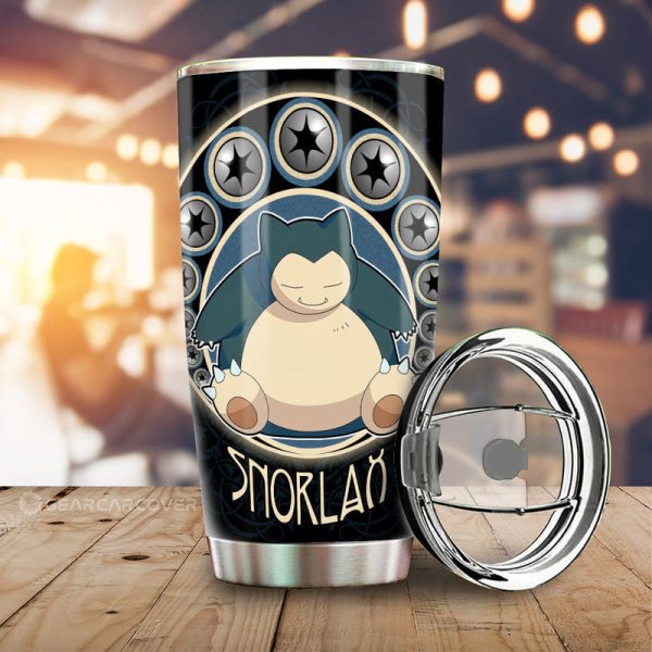 Snorlax Tumbler Cup Custom