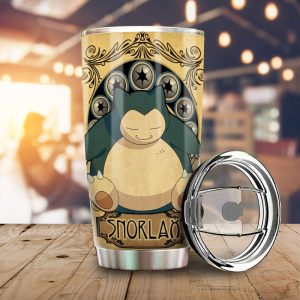 Snorlax Tumbler Cup Custom Car Interior Accessories