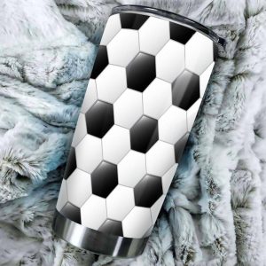 Soccer Pattern Tumbler Stainless Steel