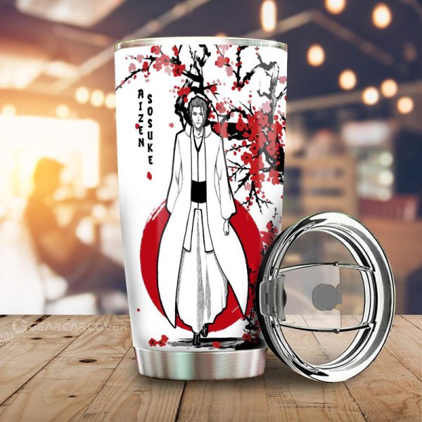 Sousuke Aizen Tumbler Cup Custom Japan Style Bleach Car Interior Accessories