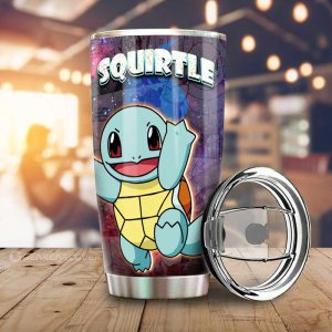 Squirtle Tumbler Cup Custom Anime Galaxy Manga Style