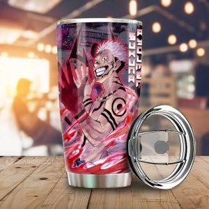 Sukuna Ryoumen Tumbler Cup Custom Galaxy Manga Style