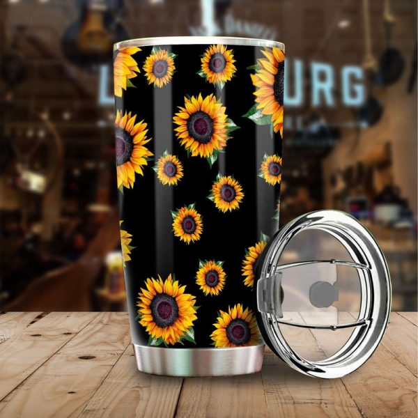 Sunflower Tumbler Stainless Steel