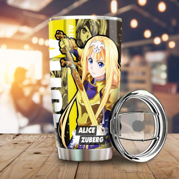 Sword Art Online Alice Zuberg Tumbler Cup Custom Anime Car Accessories