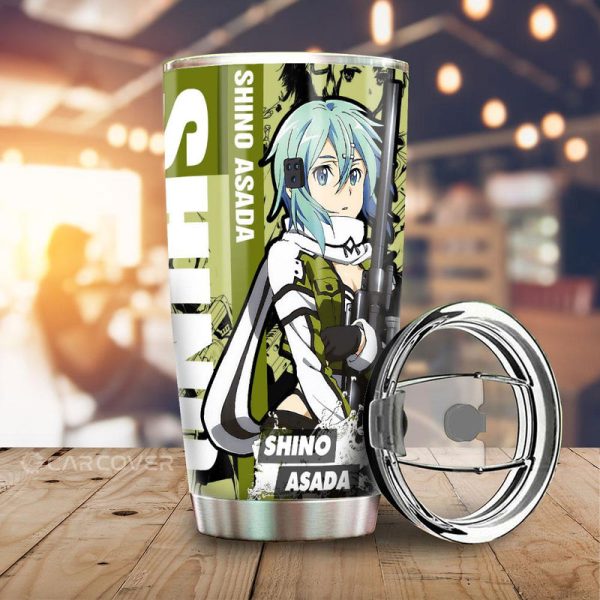 Sword Art Online Asada Shino Tumbler Cup Custom Anime Car Accessories