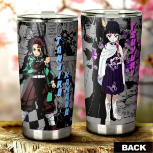 Tanjiro And Kanao Tumbler Cup Custom Demon Slayer Anime Mix Mangas